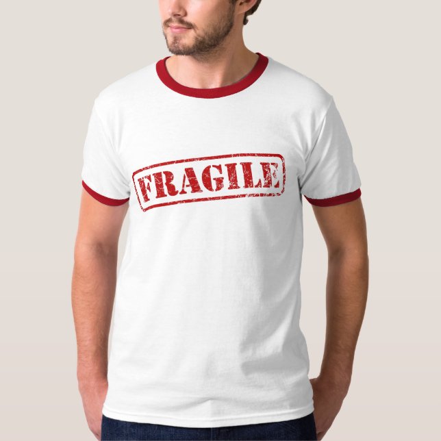 ZERBRECHLICHES gestempelt - T - Shirt (Vorderseite)