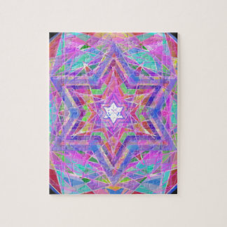 Zerbricht Kristallstern Puzzle