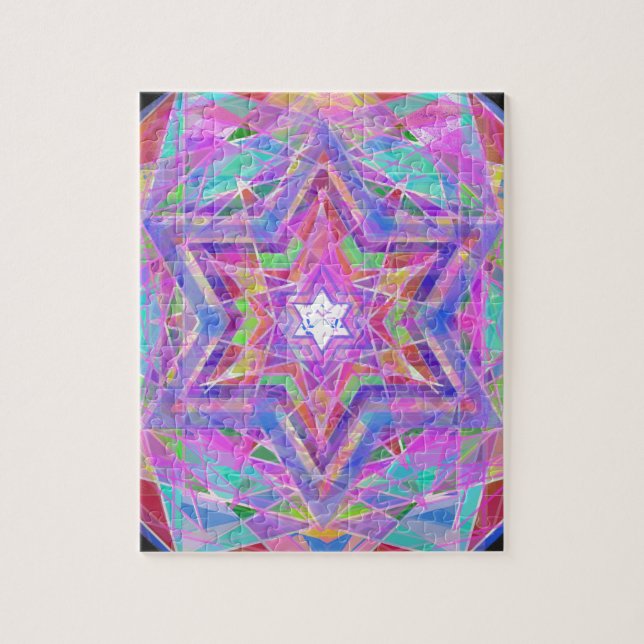 Zerbricht Kristallstern Puzzle (Vertikal)