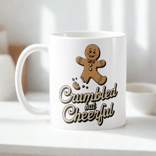 Zerbrochen aber fröhlich Weihnachts-Resilienz-Hu Kaffeetasse