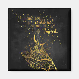 Zerbrochen, gezähmter Magnet