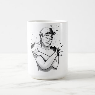 Zerbrochen Kaffeetasse