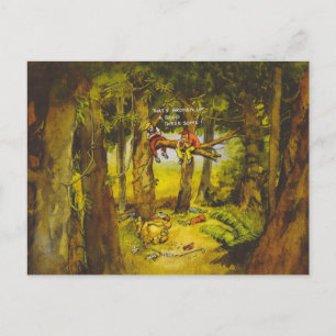 Zerbrochene Bedrohung Postkarte