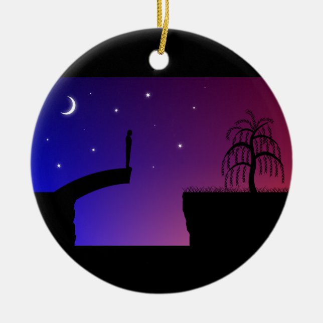 Zerbrochene Bridge Ornament (Vorne)