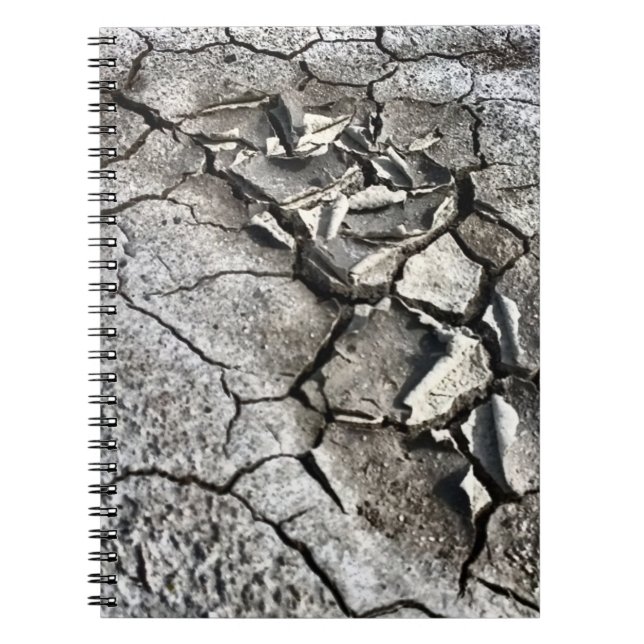 Zerbrochene Erde Notizblock (Vorderseite)