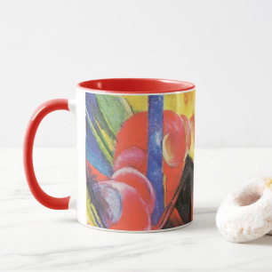 Zerbrochene Formen von Franz Marc, Vintage abstrak Tasse