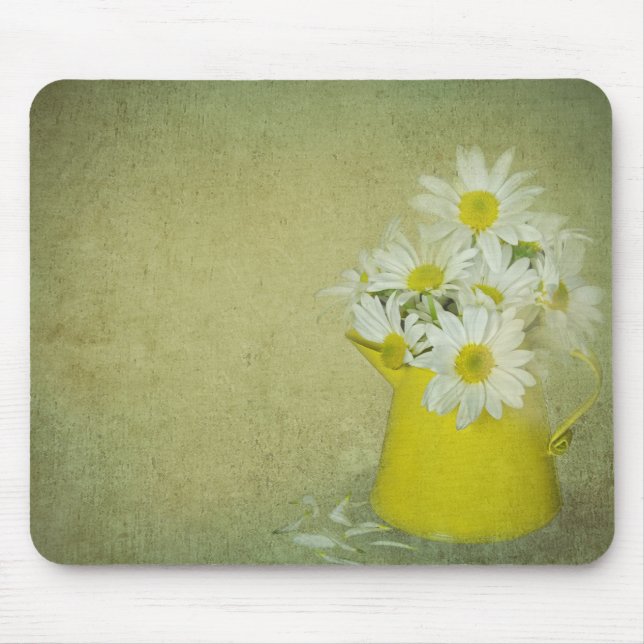 Zerbrochene Gänseblümchen Mousepad (Vorne)