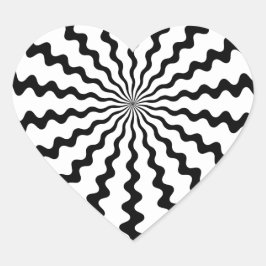 Zerbrochene Herz-Stickers Herz-Aufkleber