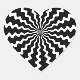 Zerbrochene Herz-Stickers Herz-Aufkleber