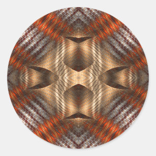 Zerbrochene Identität Runder Aufkleber