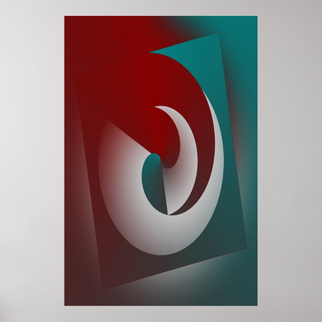 Zerbrochene Muschel Poster (Vorne)