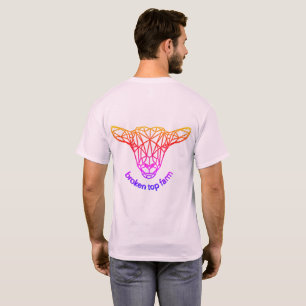 Zerbrochene obere Farm - Retro T-Shirt