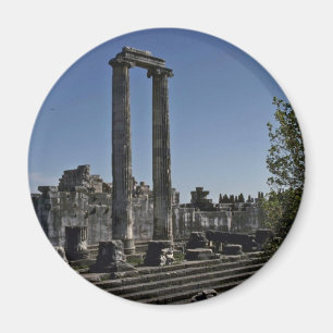 Zerbrochene Ruinen griechischen Stils Magnet