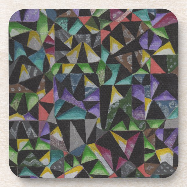 ZERBROCHENER Entwurfs-Untersetzer Getränkeuntersetzer (Vorderseite)