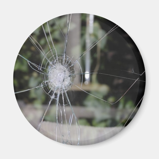 Zerbrochener Magnet für das Schaufenster (Vorne)