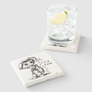 Zerbrochener Roboter - Ich bin gut Steinuntersetzer