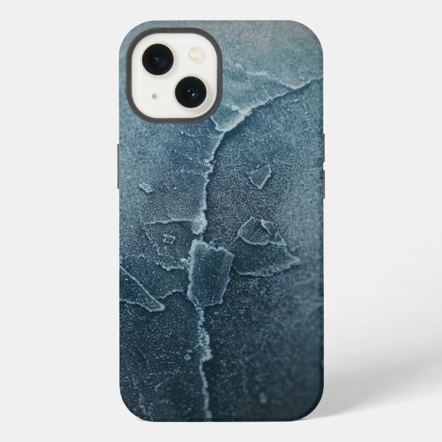 Zerbrochenes Eis, iPhone 13 Fall Hülle (Rückseite)