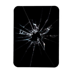 Zerbrochenes Glas Nr. 1 Magnet
