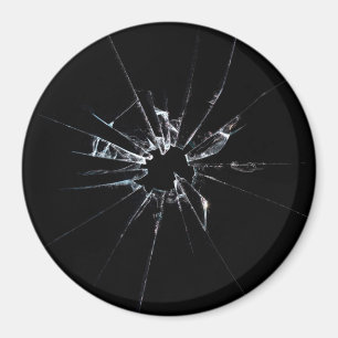 Zerbrochenes Glas Nr. 1 Magnet