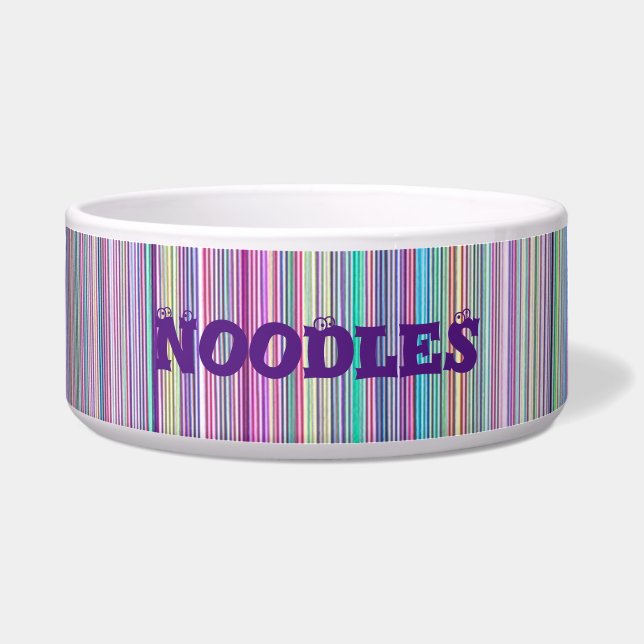 zerbrochenes TV-Regenbogenstreifen, editierender N Napf (Vorderseite)