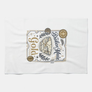 Zerbrochenes wird zu Gold Jesus Kintsugi zerbroche Geschirrtuch