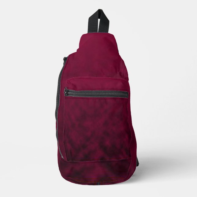 Zerdrückte Blüte Crossbody Bag (Vorderseite)
