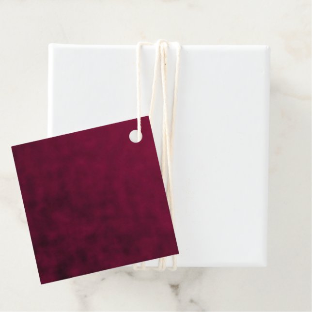 Zerdrückte Blüte Geschenkanhänger (Beispiel)