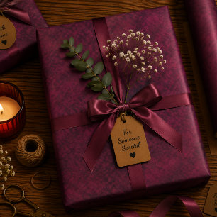 Zerdrückte Blüte Geschenkpapier Set