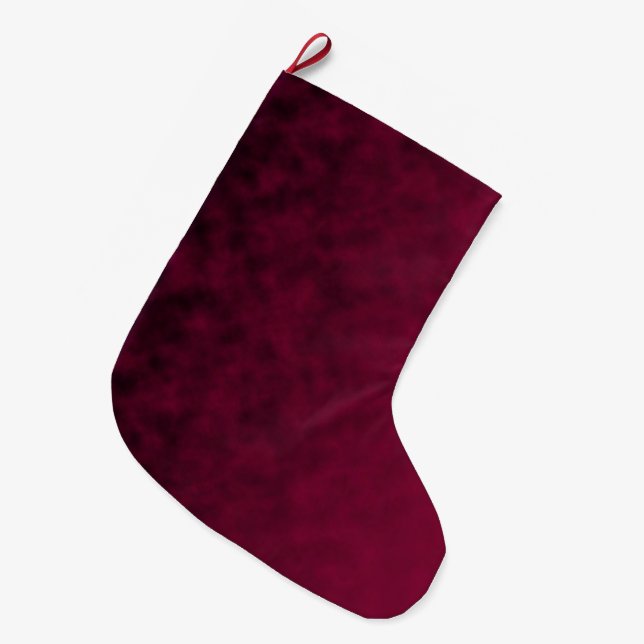 Zerdrückte Blüte Großer Weihnachtsstrumpf (Vorderansicht (hängend))