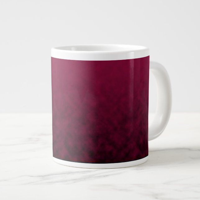 Zerdrückte Blüte Jumbo-Tasse (Vorderseite Rechts)