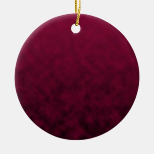 Zerdrückte Blüte Keramik Ornament (Vorne)