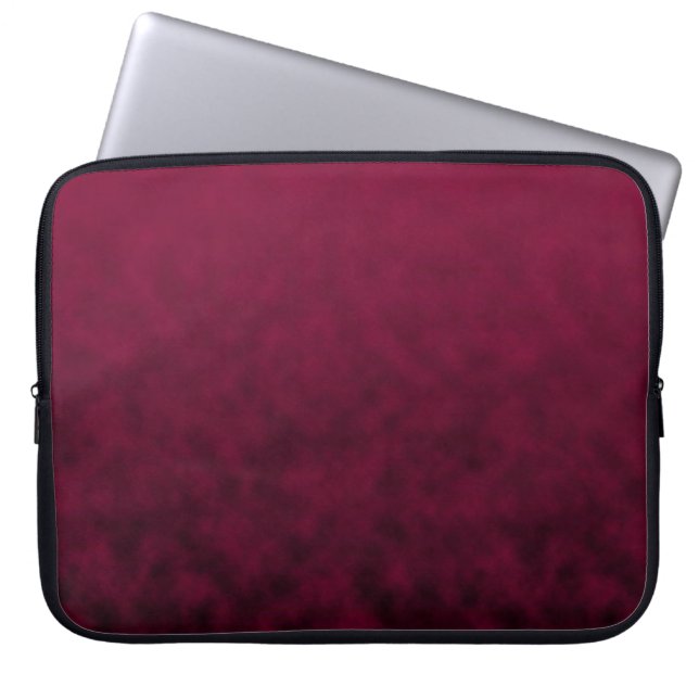 Zerdrückte Blüte Laptopschutzhülle (Vorderseite)