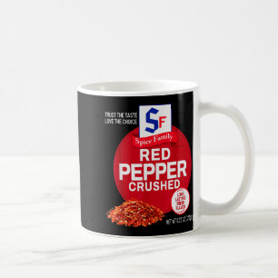 Zerdrückte rote Paprika Halloween-Szene-Kostüm-Gru Kaffeetasse