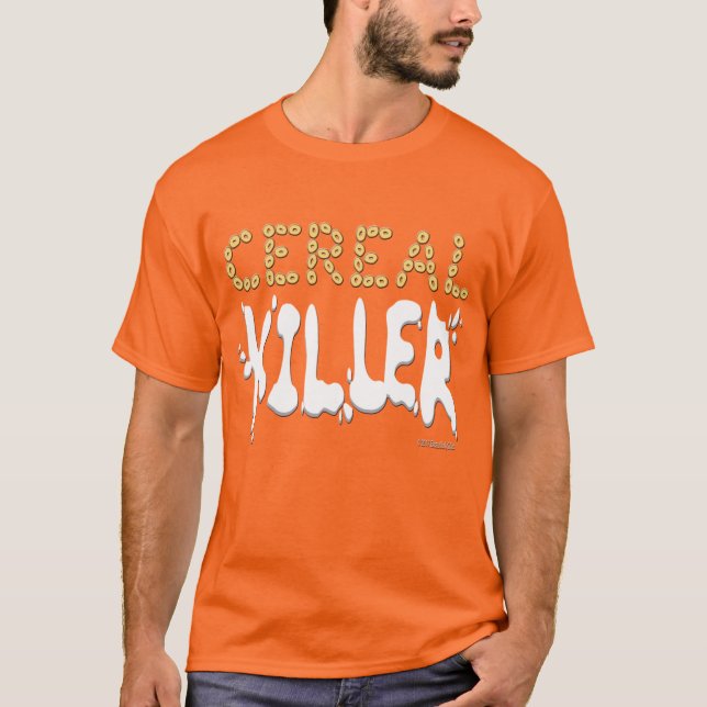 Zerealien Killer Funny Breakfast Cereal Lover Oran T-Shirt (Vorderseite)