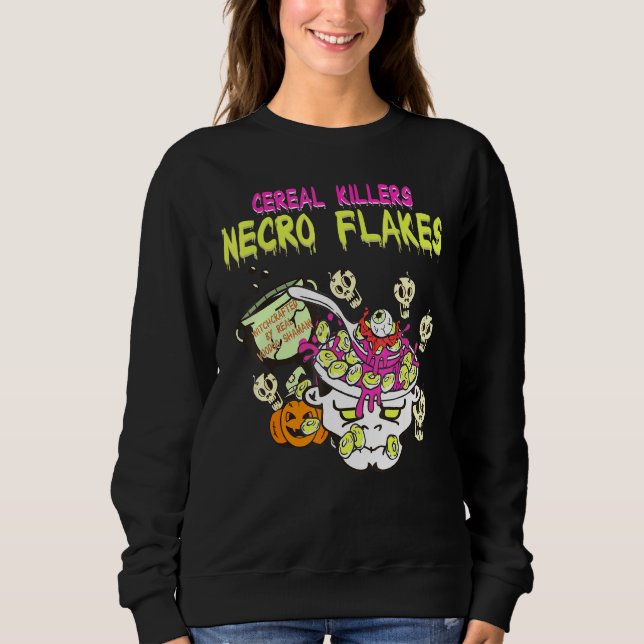 Zerealien Killer Zombies Horror Puppen Getreide Le Sweatshirt (Vorderseite)
