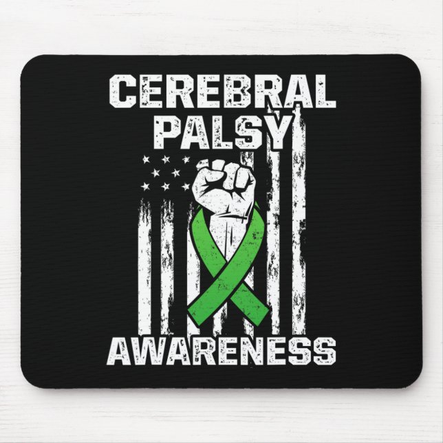 Zerebral Palsy Cp Bewusstsein für die Überwindung  Mousepad (Vorne)