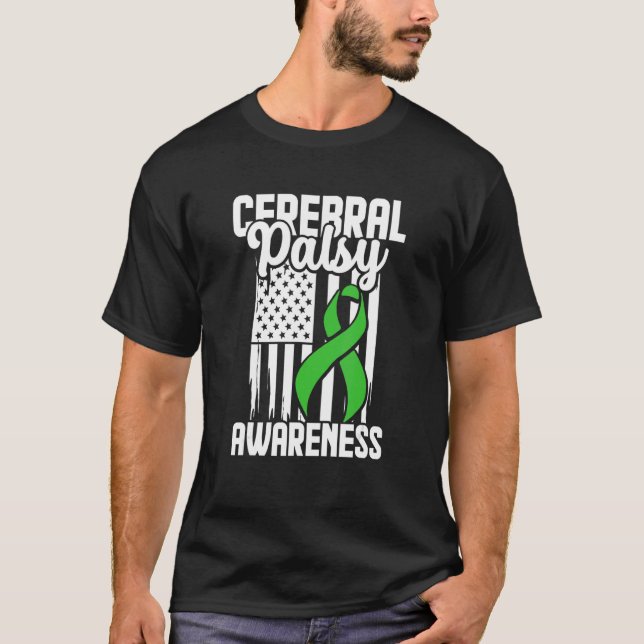 Zerebral Palsy Cp Bewusstsein für die Überwindung  T-Shirt (Vorderseite)