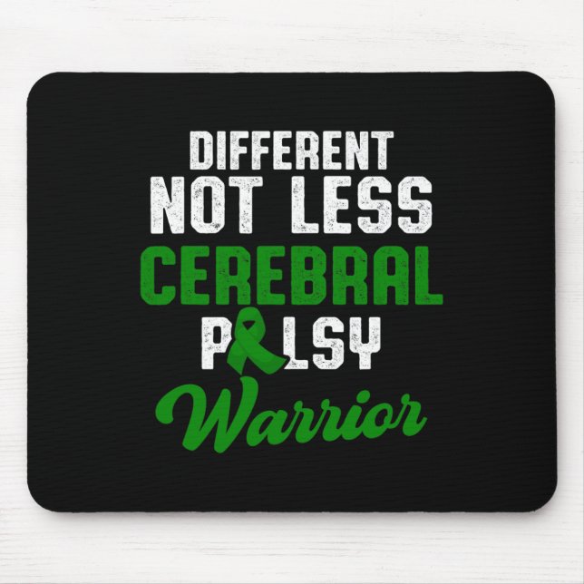 Zerebral Palsy Cp Bewusstsein Proud Krieger Überle Mousepad (Vorne)