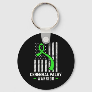 Zerebral Palsy Cp Sensibilisierungskampagne Überle Schlüsselanhänger