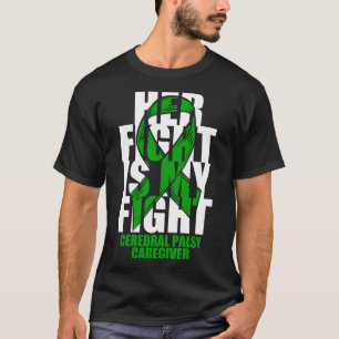 Zerebral Palsy Karriere Monat Grüne Rippe T-Shirt