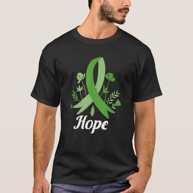 Zerebral Palsy Sensibilisierungsmonat Hoffnung Vin T-Shirt (Vorderseite)