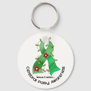 Zerebrale Lähmung BLUMEN-BAND 1 Schlüsselanhänger