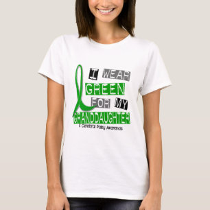 Zerebrale Lähmung trage ich Grün für meine Enke T-Shirt