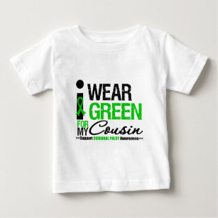 Zerebrale Lähmung trage ich grünes Band für meinen Baby T-shirt