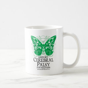 Zerebrale Lähmungs-Schmetterling Kaffeetasse