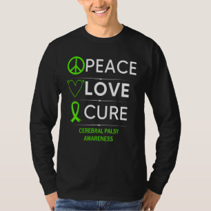 Zerebralparese-Bewusstsein Frieden Liebe Heilung G T-Shirt
