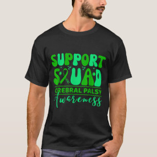 Zerebralparese CP-Bewusstseins-Lächeln Gesichtsunt T-Shirt