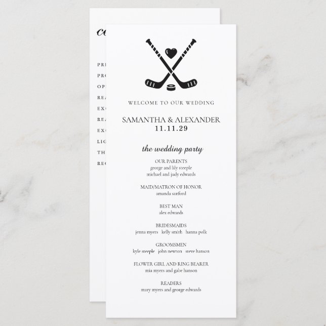 Zeremonie der Hockey-Liebe (Vorne/Hinten)