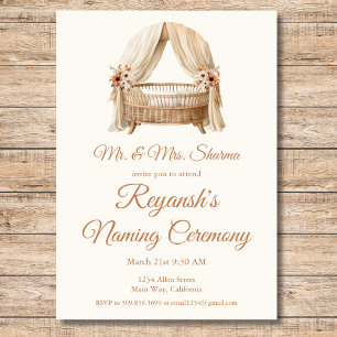 Zeremonie für die Benennung von Baby Girl oder Boy Einladung