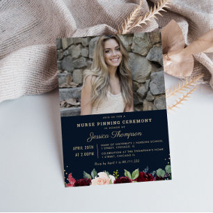 Zeremonie für die Pflege des modernen Fotos Einladung